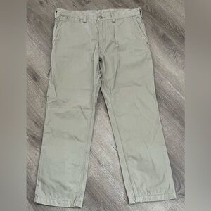 Duluth Trading Co. 36W 30L Beige Tactical Hiking Performance Heavy Cotton Pants
